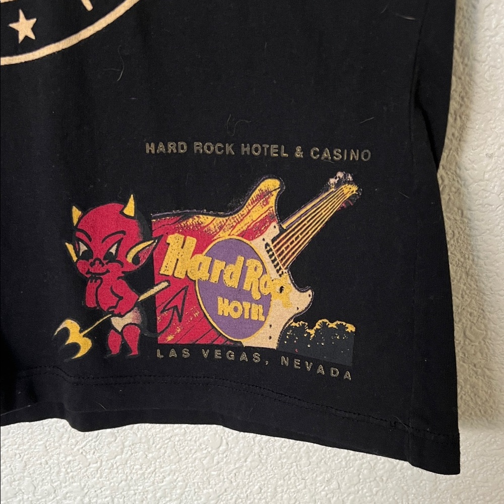 Ed Hardy Black Graphic T-Shirt. Front and back.Hard Rock in Vegas is gone now - Picture 5 of 8